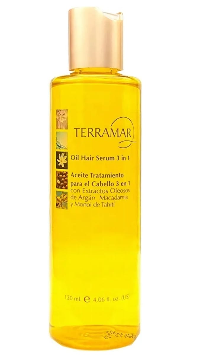 Aceite Óleo Terramar, tratamiento capilar 3 en 1