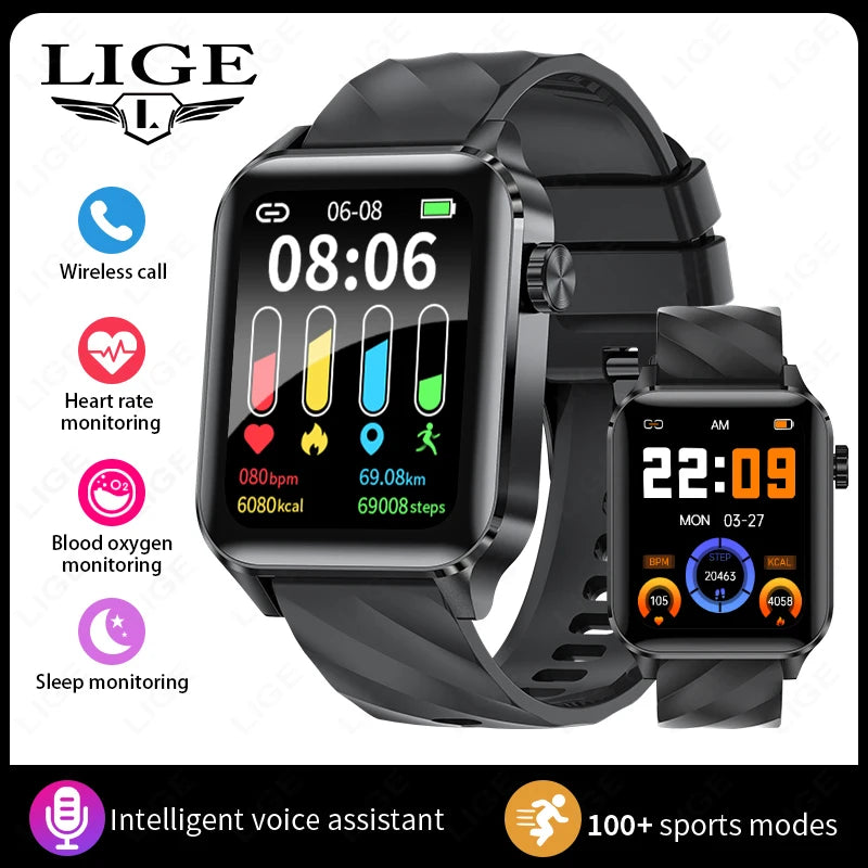 1.85” HD Fashion Smart Watch Women Bluetooth Call Sport Women’S Bracelet Fitness Health Monitor Ladies Smartwatch for Women