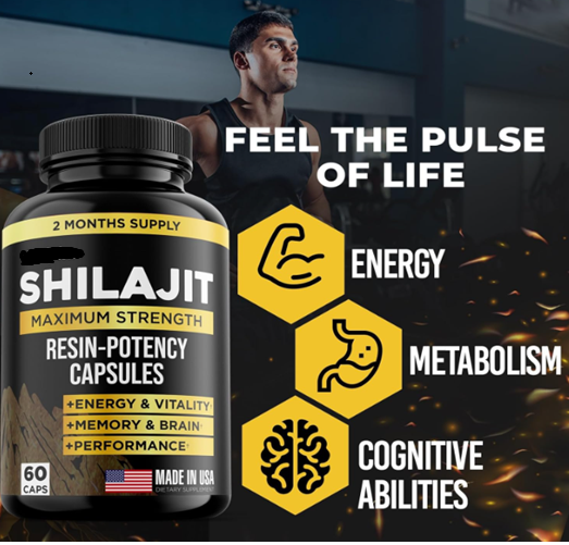 Shilajit 60 Capsulas Suplemento